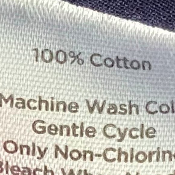 Talbots 10 Medium Tank Top Shirt Navy Blue Circle Polka Dot Textured - Picture 4 of 4